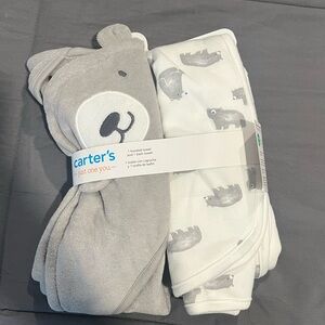 Carters hooded towel NWT